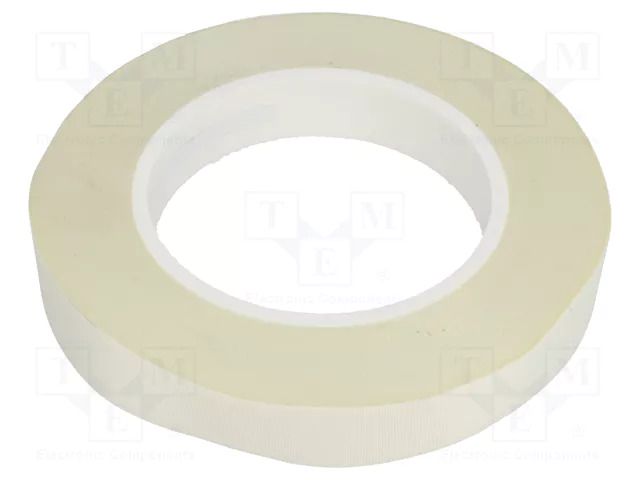 Tape: electrical insulating; W: 19mm; L: 50m; Thk: 0.165mm; white H-OLD HOLD-GL.94-19-50M