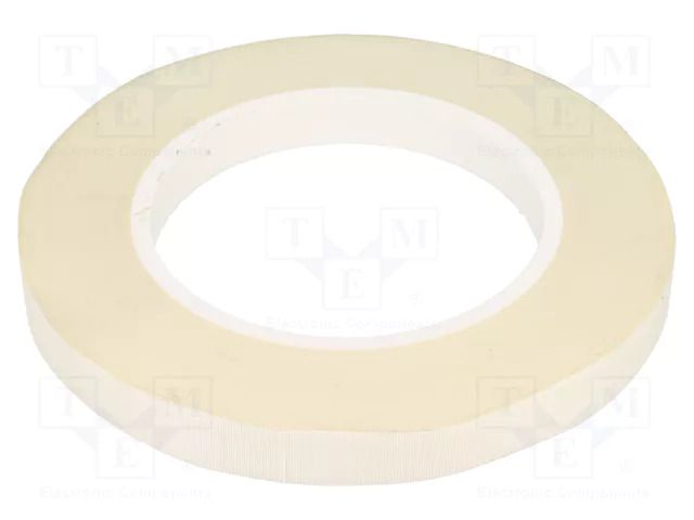 Tape: electrical insulating; W: 12mm; L: 50m; Thk: 0.165mm; white H-OLD HOLD-GL.94-12-50M