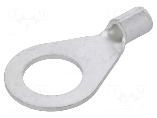 Tip: ring; M8; 1÷2.5mm2; crimped; for cable; non-insulated; tinned JST GS8-2.5