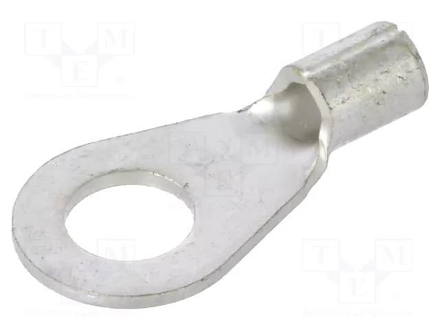 Tip: ring; M5; 1÷2.5mm2; crimped; for cable; non-insulated; tinned JST GS5-2.5