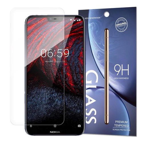 Tempered Glass 9H Screen Protector for Nokia 6.1 Plus / Nokia X6 2018 (packaging – envelope), Hurtel 5907769321801 5907769321801