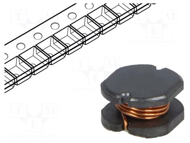 Inductor: wire; SMD; 1005; 120uH; 0.89A; 0.4Ω; Features: high power FERROCORE DLG-1005-121