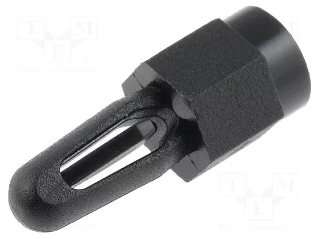 Assembly stud; polyamide; L: 7mm; screwed fole,snap fastener ESSENTRA RI-TCBNT1M3-6-7