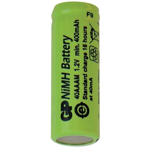 Akumuliatorius 2/3AAA 1.2V 400mAh Ni-Mh GP 40AAAM