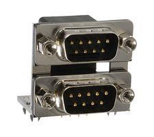 STACKED D SUB CONN, RCPT/RCPT, 15POS 189-015-513R491