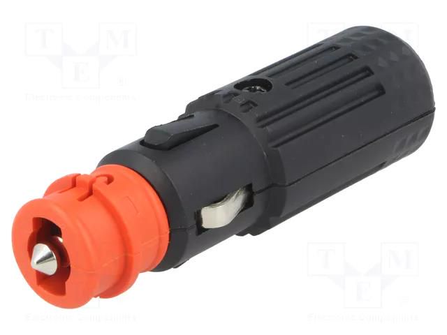 Cigarette lighter plug; Sup.volt: 12÷24VDC; Inom: 16A; 12V/15A SCI A13-150D