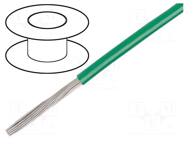 Wire; EcoGen®,EcoWire,HookUp Wire; stranded; Cu; 20AWG; MPPE; 600V ALPHA WIRE 6714-GR005