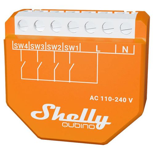 Shelly Qubino Wave i4 Scene Controller, Z-Wave, Shelly QubinoWavei4