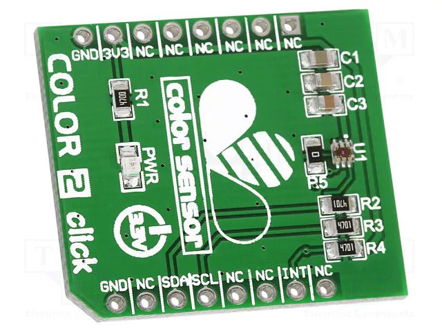Click board; prototype board; Comp: ISL29125; colour sensor MIKROE MIKROE-1988