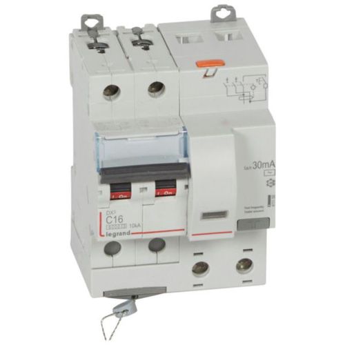 Residual current circuit breaker with automatic switch Legrand 411158 (2P, 16A, C, 30mA, 10kA, AC) L411158