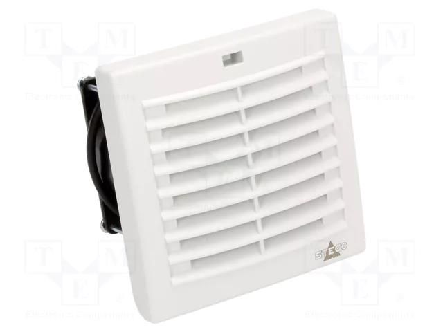 Fan: AC; axial; 230VAC; 24m3/h; 38dBA; IP54; Cutout: 92x92mm STEGO 01880.0-00