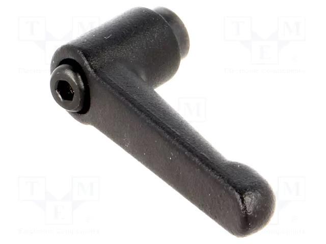 Lever; adjustable; Lever length: 45mm; Slider height: 24.5mm ELESA+GANTER GN300-45-M5-SW