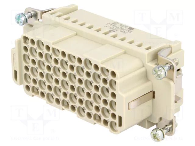 Connector: HDC; contact insert; female; 10A; 250V; Han® DD; PIN: 72 HARTING 09160723101