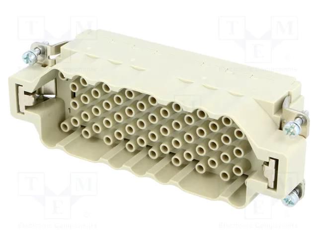 Connector: HDC; contact insert; male; 16A; 500V; Han® EEE; PIN: 64 HARTING 09320643001
