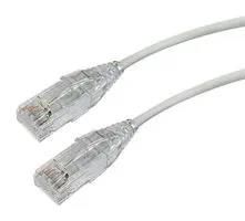 ENET CORD, CAT6, RJ45 PLUG-PLUG, 500MM 2994-0.5GY