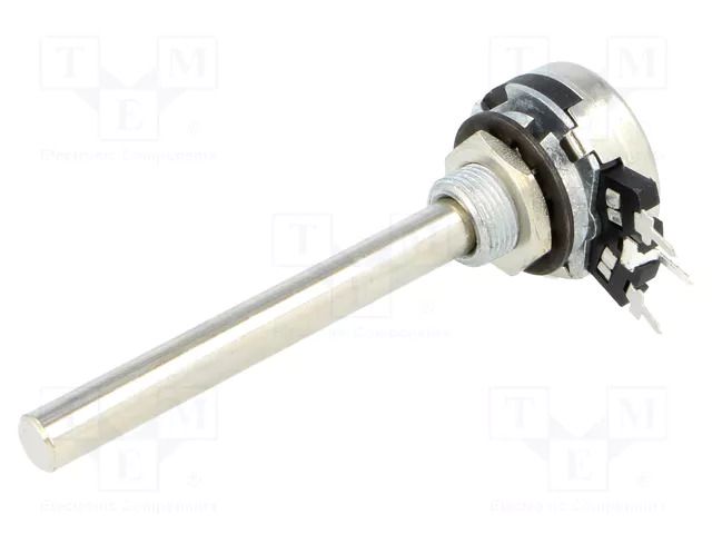 Potentiometer: shaft; single turn; 5kΩ; 200mW; THT; 6mm; metal; mono PIHER 6MMI-5K