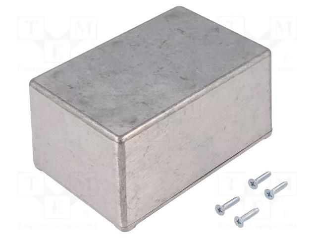 Enclosure: multipurpose; X: 80mm; Y: 120.5mm; Z: 59.2mm; aluminium GAINTA ALU-G0472