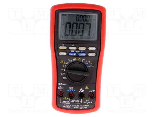 Digital multimeter; LCD; (9999); Bargraph: 41segm.60x/s; 5x/s BRYMEN BM525