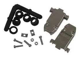D SUB HOUSING, 180DEG, DE, THERMOPLASTIC DCH-E-003