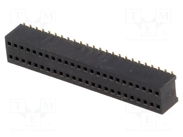 Connector: pin strips; socket; female; PIN: 48; straight; SMT; 2x24 CONNFLY DS1065-10-2X24S8BS