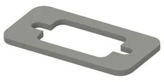 EMI SHIELDING GASKET, 17.5MM X 35.8MM 95-22006