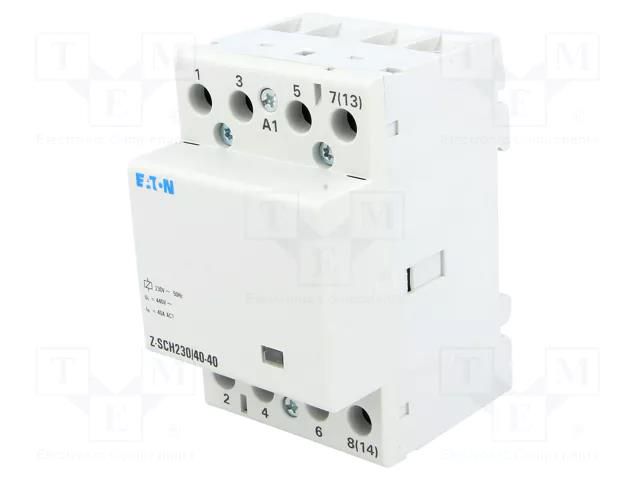 Contactor: 4-pole installation; 40A; 230VAC; NO x4; Z-SCH EATON ELECTRIC Z-SCH230/40-40