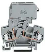 TERMINAL BLOCK, FUSED, 28-12AWG, 5X20MM 281-611/281-418