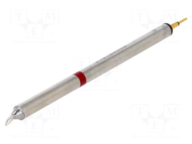 Tip; bent chisel; 1mm; 420÷475°C; for hot tweezers; 2pcs. THERMALTRONICS K80TZ010B