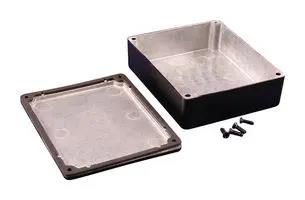 ENCLOSURES, BLK, DIECAST ALUM, SMALL 1550WMBK