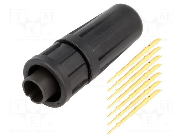 Connector: circular; plug; male; 3A; 125V; PIN: 7; EN2; soldering SWITCHCRAFT EN2C7M26DC