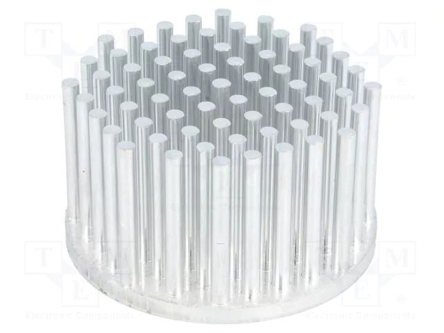Heatsink; LED; Ø: 54mm; H: 30mm; 6.95K/W FISCHER ELEKTRONIK ICKSR54X30