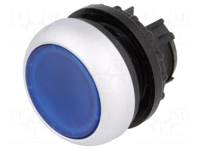 Switch: push-button; 22mm; Stabl.pos: 2; blue; M22-FLED,M22-LED EATON ELECTRIC M22-DRL-B