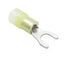 CRIMP TERMINAL, FORK, #10, YEL, 10AWG AI-50290N