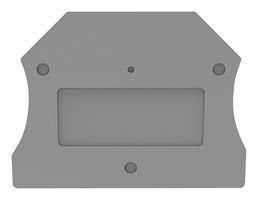 END COVER, DIN RAIL TB, PA, GRY D-DC2.5-11060000079