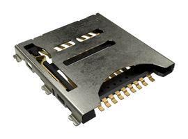 CONNECTOR, MICROSD, 19POS, PUSH-PULL 10102166A812A