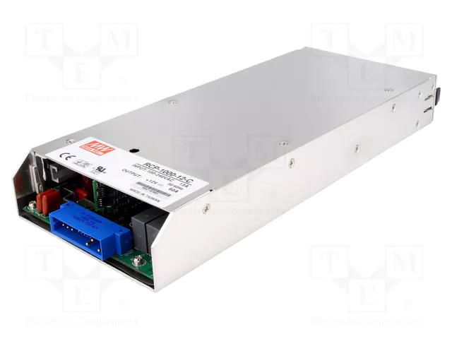 Power supply: switching; for building in,modular; 720W; 12VDC MEAN WELL RCP-1000-12-C