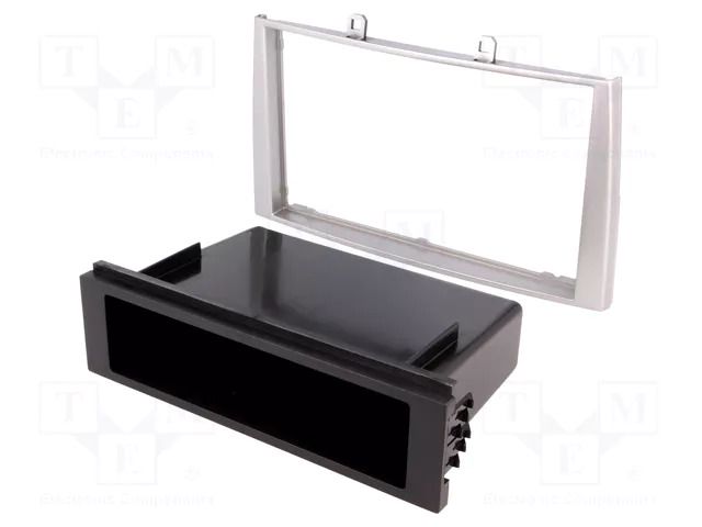 Radio frame; Peugeot; 2 DIN; silver ACV RAM-40.437.1