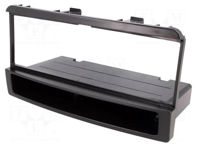 Radio frame; Ford,Mazda; 1 DIN; black 4CARMEDIA RAM-40.072.11