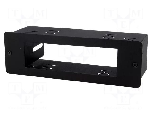 Mounting half frame for CB radio; M-tech; with center hole 4CARMEDIA PCB.TYP.18