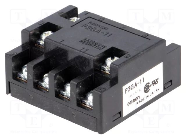Relays accessories: socket; PIN: 11; on panel; 6A; 250VAC; undecal OMRON P3GA-11