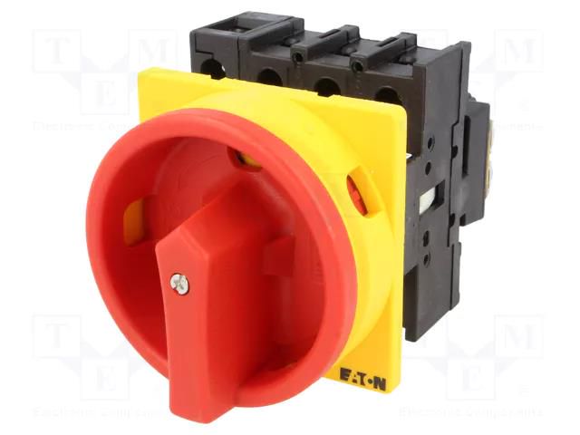 Switch: main cam switch; Stabl.pos: 2; 25A; OFF-ON; Poles: 3+N; 13kW EATON ELECTRIC P1-25/EA/SVB/N