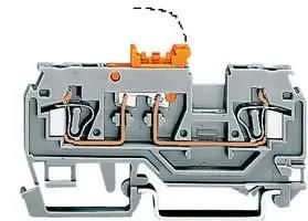 TERMINAL BLOCK, 24-10AWG 282-698/281-413