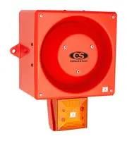 AUDIO/VISUAL SIGNAL, FLASH, 24VDC, AMBER 245330