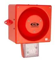 AUDIO/VISUAL SGNL, FLASH, 230VAC, CLEAR 245359