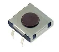 TACTILE SWITCH, 0.05A, 24VDC, TH, 260GF MPTSHW-21R-Q
