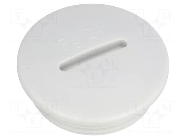 Stopper; PG21; IP54; polystyrene; light grey; SKINDICHT®; 8mm LAPP BLK-PG21