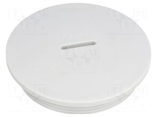 Stopper; PG42; IP54; polystyrene; light grey; SKINDICHT®; 10mm LAPP BLK-PG42