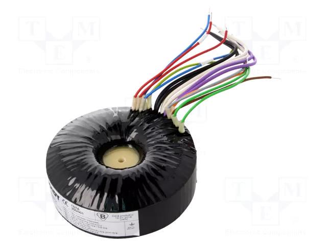 Transformer: toroidal audio; 250VA; 115VAC; 275÷330V; 50V; 400mA TOROIDY TSTA250/001