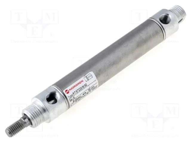 Round cylinder; Piston diam: 20mm; Piston stroke: 80mm; 1÷10bar NORGREN HERION RT/57220/M/80