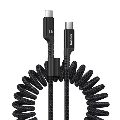 Fast Charging Cable USB-C to USB-C Baseus Fish-Eye 100W, 1m (black), Baseus P10320203111-00